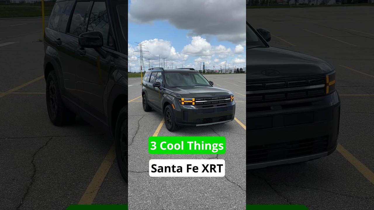 3 Cool Features of the ALL-NEW 2024 Hyundai Santa Fe XRT #suv #carbuying #carreview