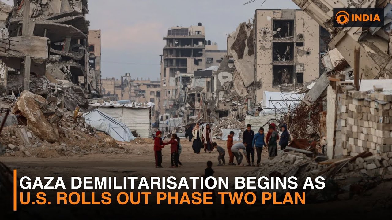 Gaza Demilitarisation Begins as US Rolls Out Phase Two Plan