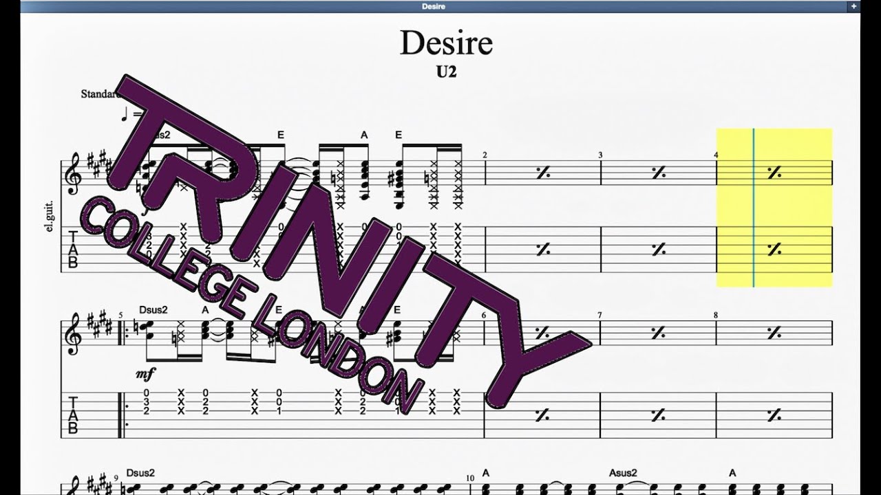 Desire Trinity Grade 4 Guitar