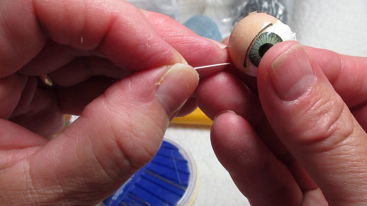 Antique Restoration - Lets Restore a Doll Together - Part One - Eye Lashes