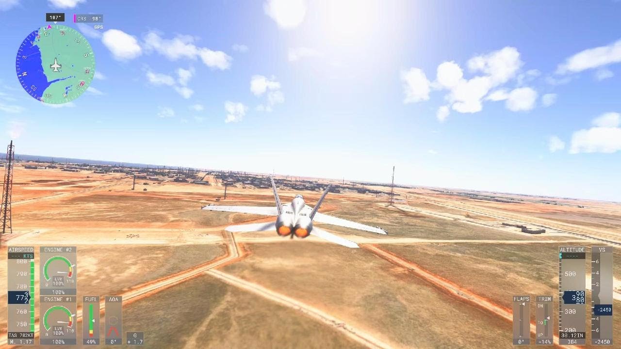 MSFS 2024: Bahrain-Doha-Abu Dhabi-Dubai In F-18