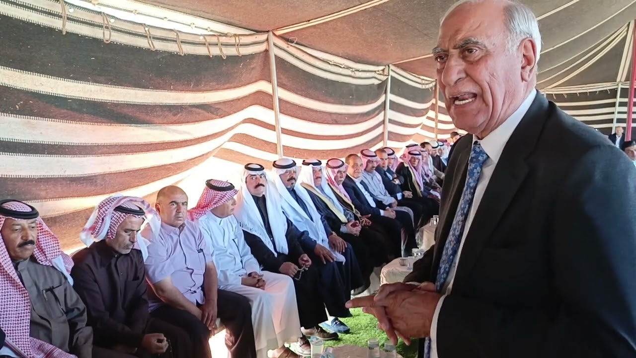 جاهة عشائرية من قبيلة بني صخر إلى عشيرة الخرابشة لتوقيع صك صلح عشائري