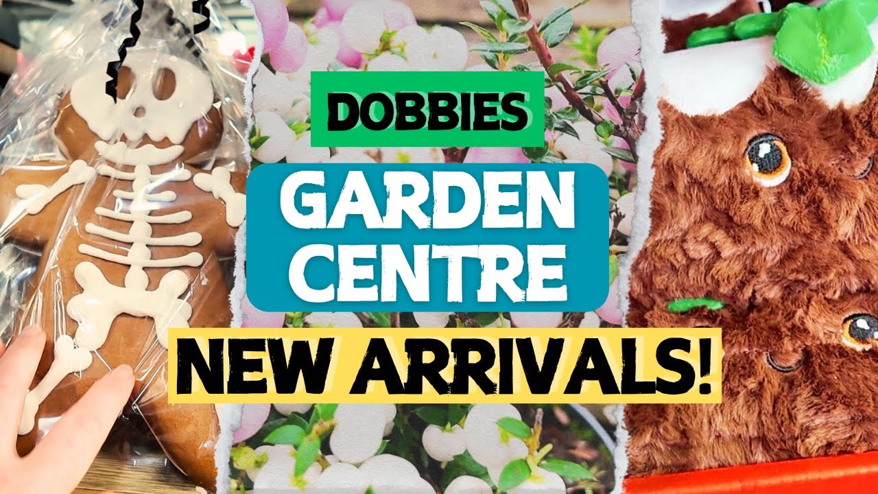 New Arrivals! at Dobbies Garden Centre UK | Halloween | Christmas | Spring Bulbs Tour 🎃🎄🌼