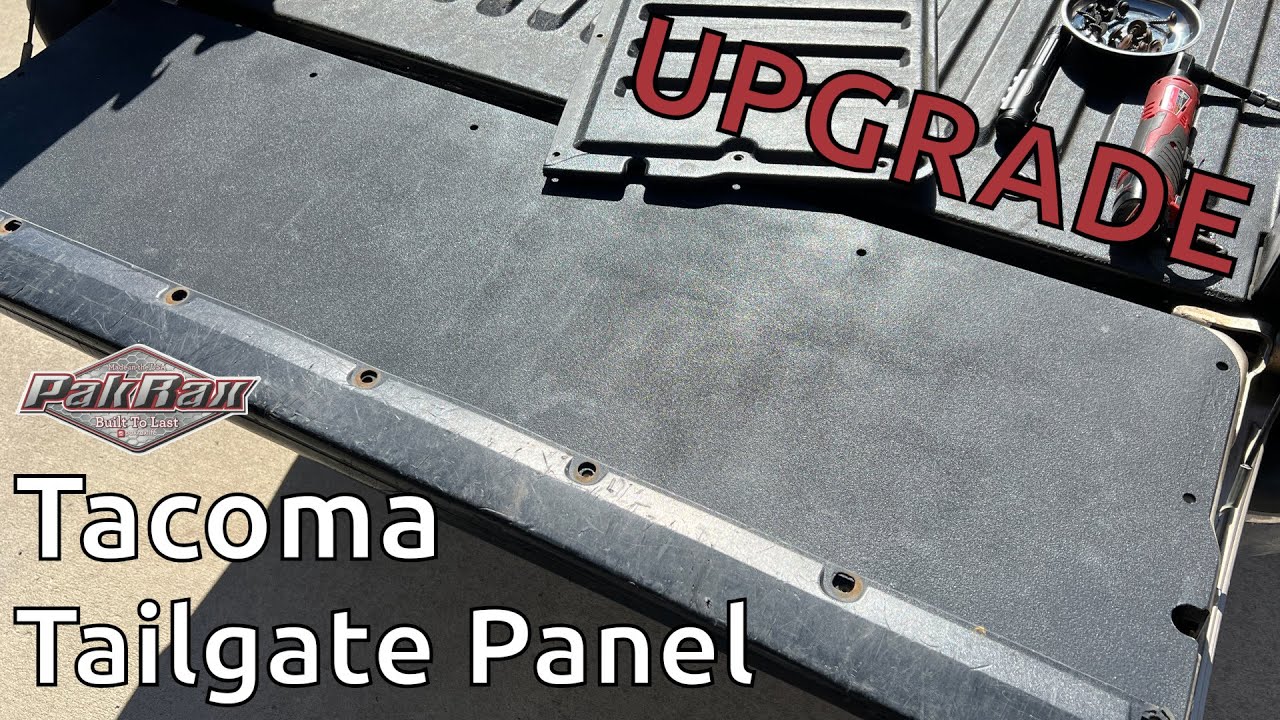 PakRax Tacoma Tailgate Panel + OEM Cover Combo Review - 2nd Gen Tacoma 2005-2015