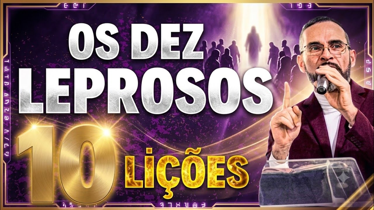 ✅ Pregação sobre os 10 leprosos. 10  Lições. Amilton Deolindo.
