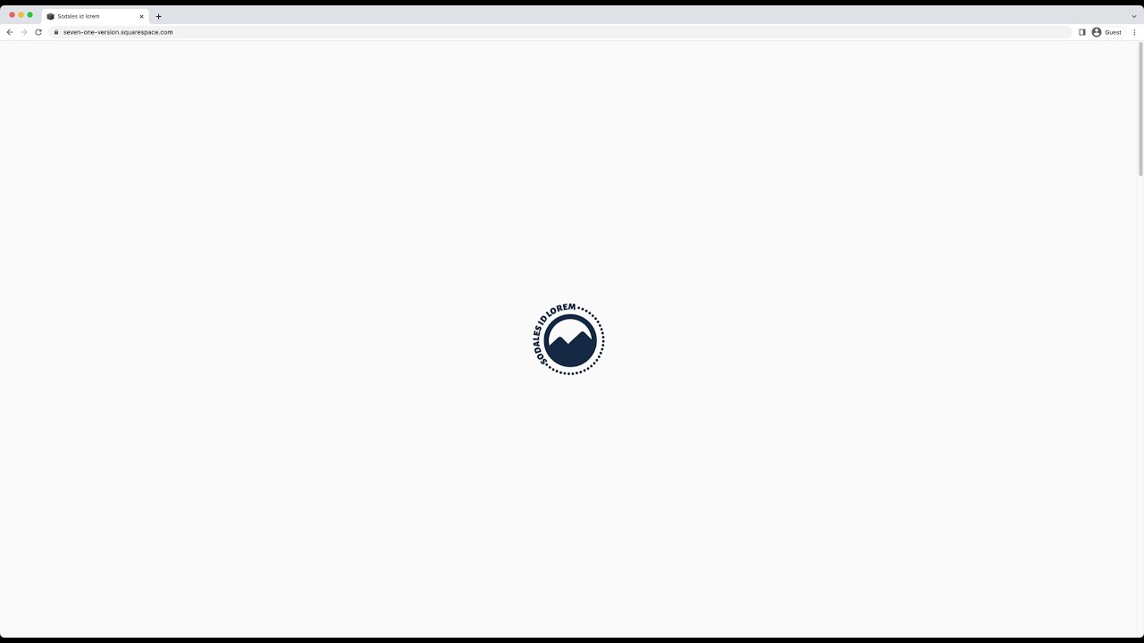 Creating an animated loading screen for Squarespace (7.0 & 7.1)