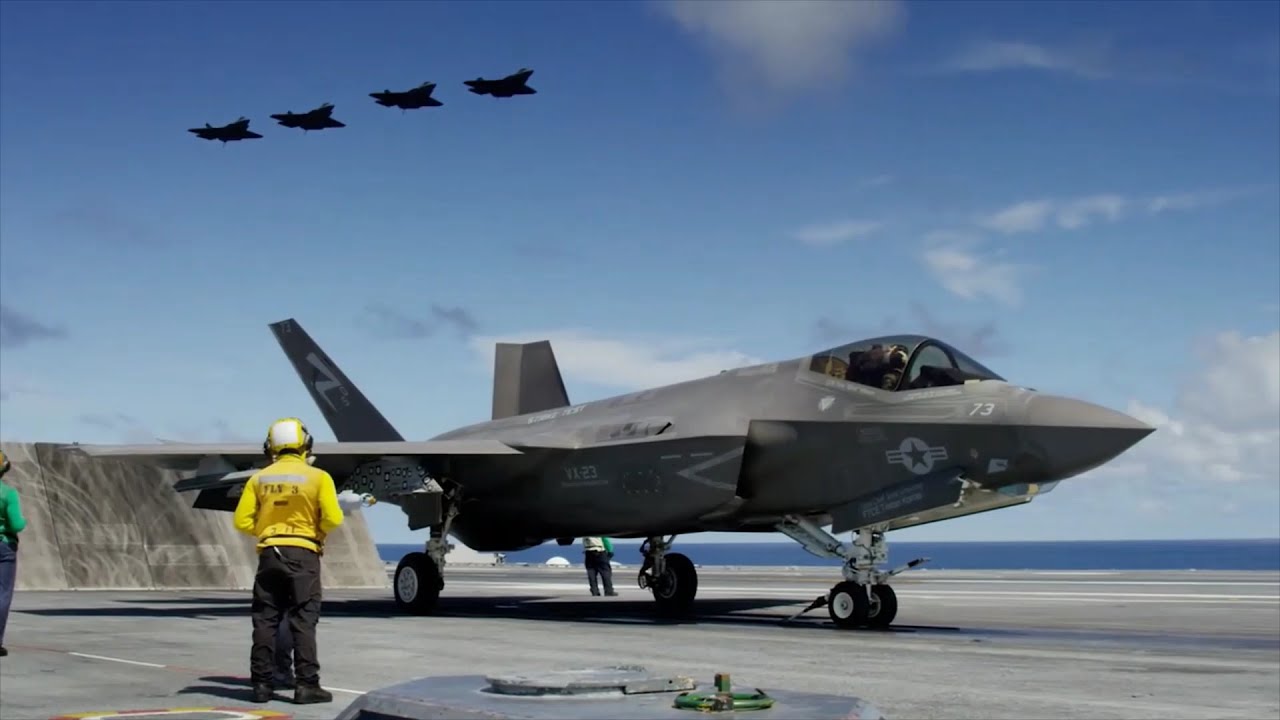 F35 Lightning II - Battlefield Theme | Go Navy | US Navy | QUAD