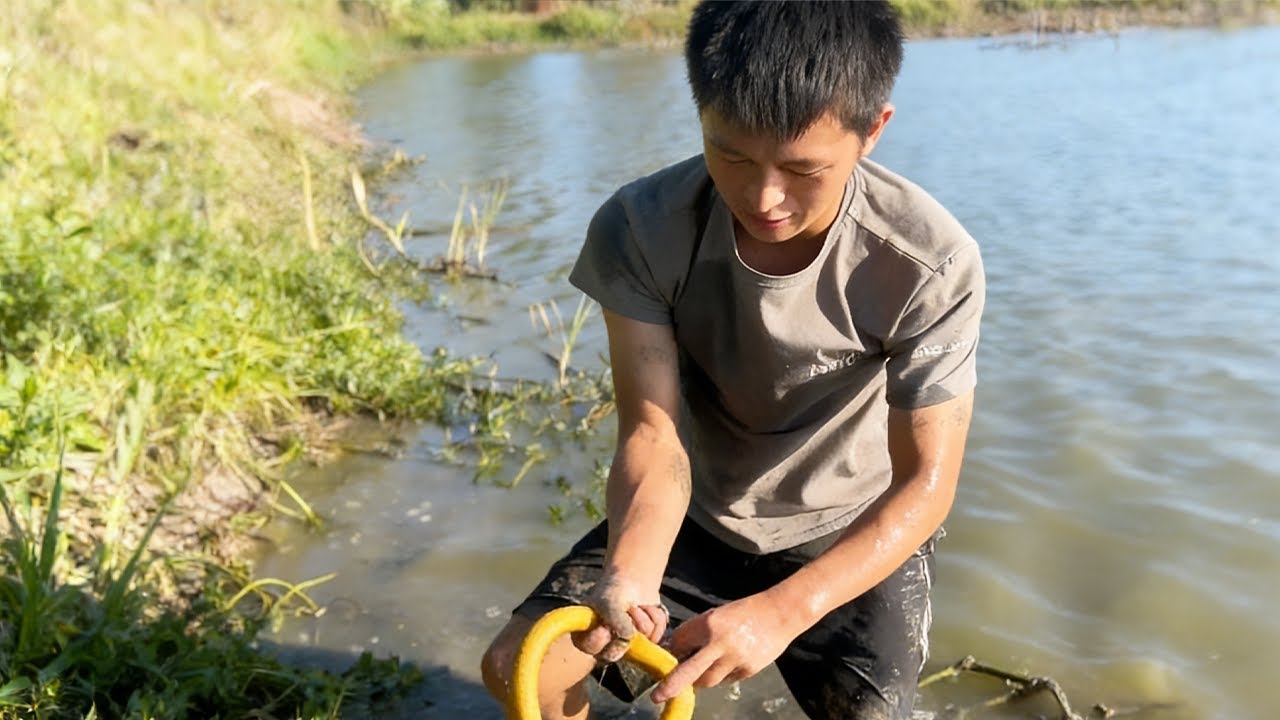 包了這個魚塘可是下了血本了，我自己都不知道能不能上岸#fishing #大熱門