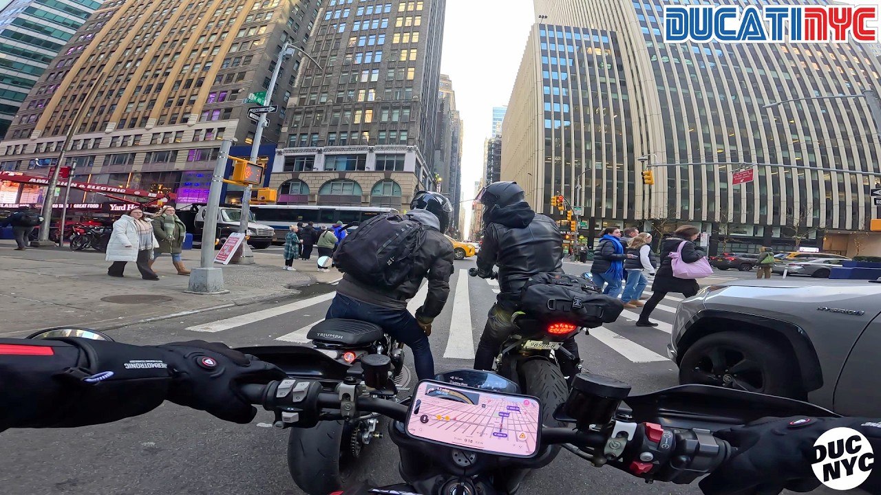 Manhattan, Queens, Brooklyn - cold winter ride with bros