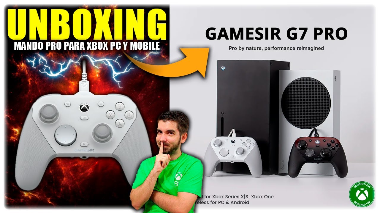 🎮 MANDO para Xbox y PC mas cómodo | GAMESIR G7 pro unboxing y análisis | Microsoft China - Semons