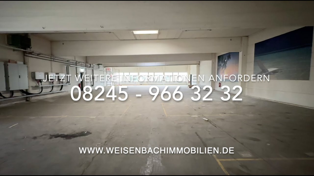 Gewerbeimmobilie in bester Lage von Landsberg am Lech - Vier Hallen, Außenfläche und Bürogebäude