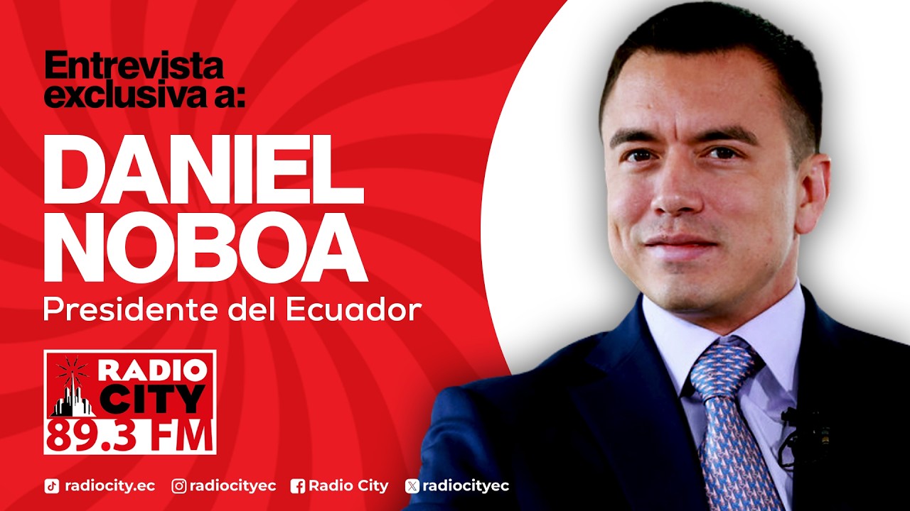 Entrevista a Daniel Noboa | Presidente del Ecuador | RadioCity 89.3 FM | 20/02/2026