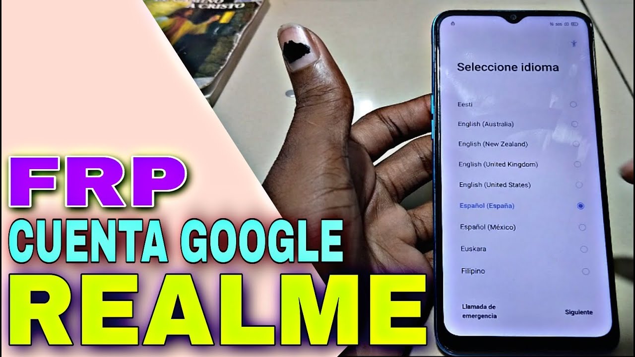Frp Realme, Eliminar Cuenta Google Manual Realme