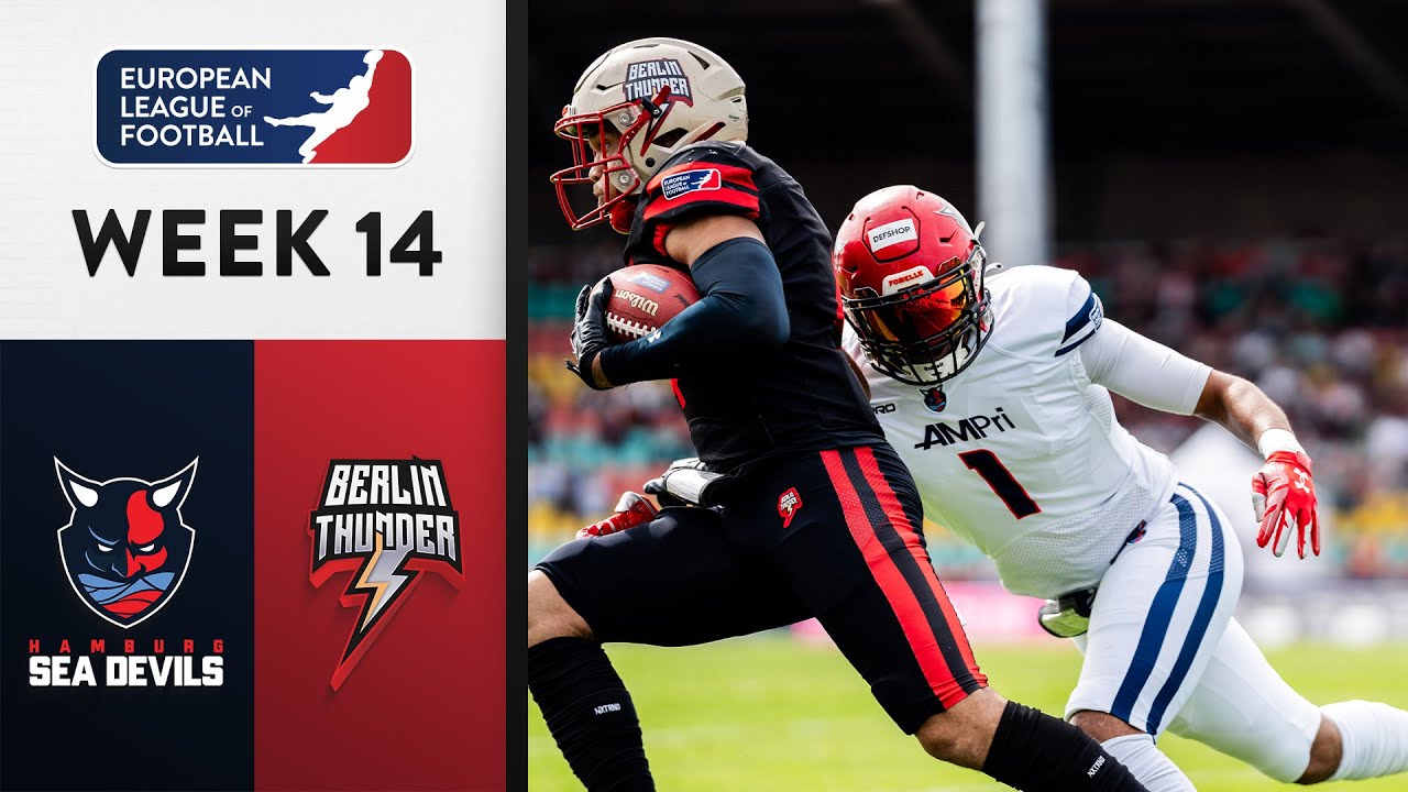 Hamburg Sea Devils @ Berlin Thunder - Highlights | Week 14 | Season 2023