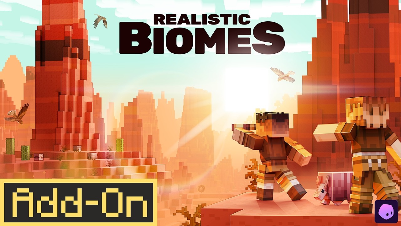 АДДОН «Реалистичные биомы» — самый захватывающий опыт выживания в Minecraft за всю историю. Подро...