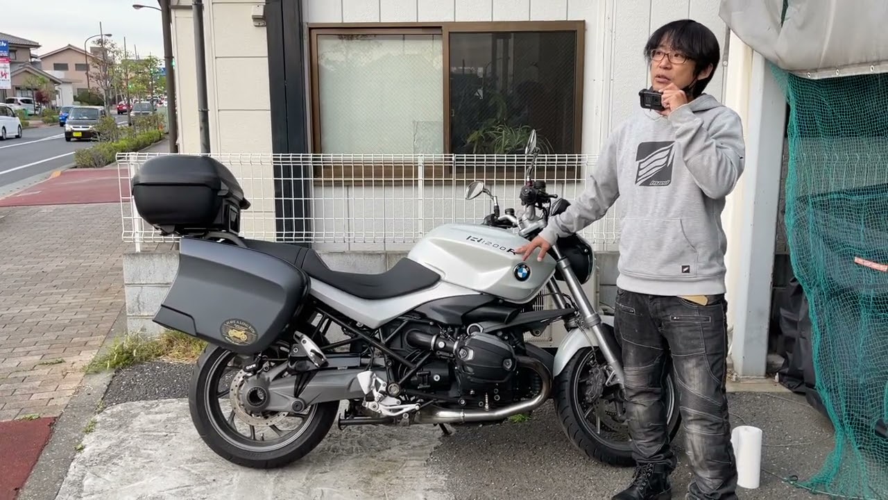 BMW R1200Rフルパニア参考動画「すばらしき水平対抗サウンド」二宮のコレクション車放出