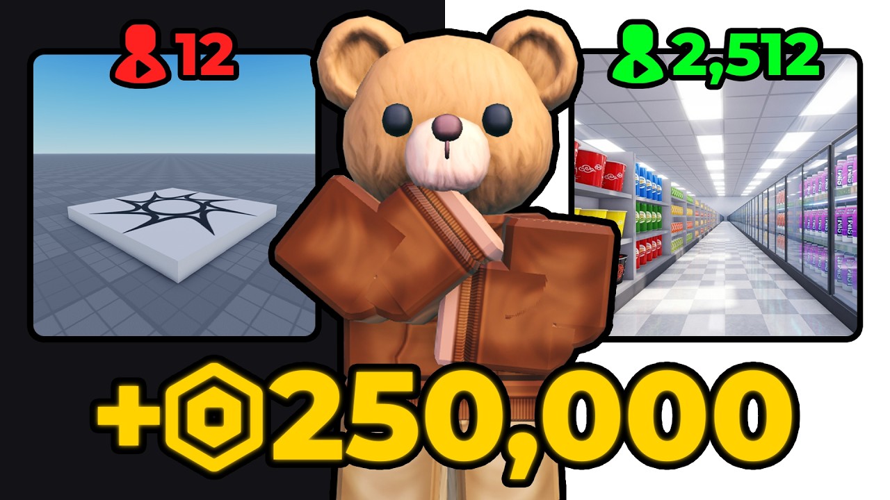 Я создал игру за 250 000 Robux!