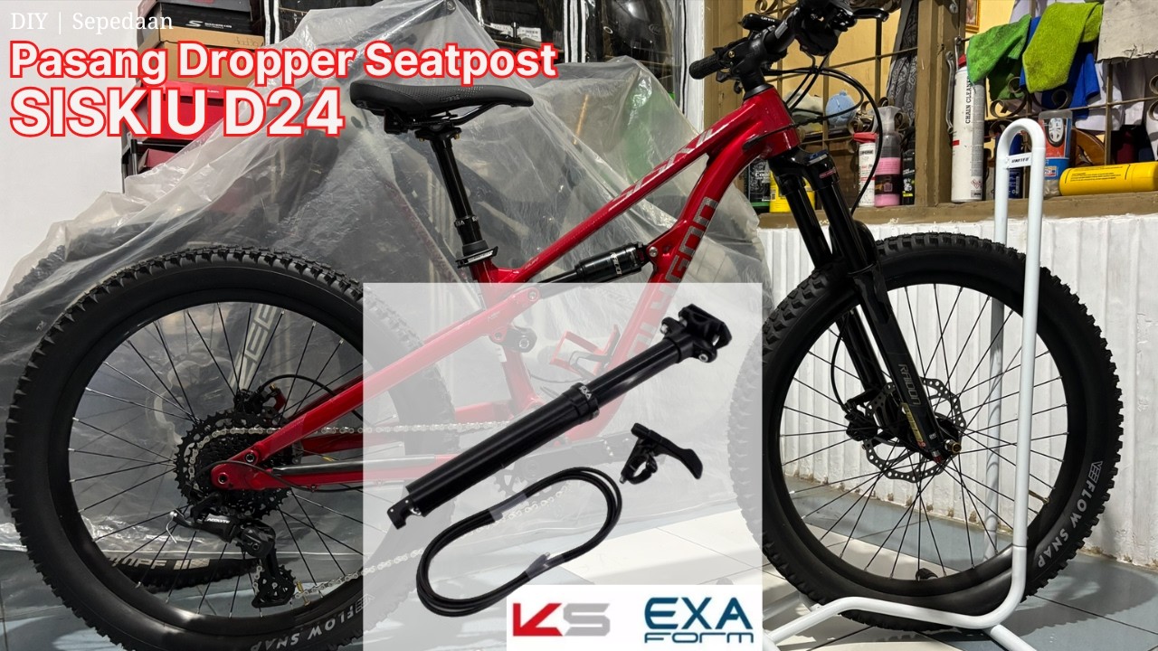 Pemasangan Dropper Seatpost KS EXA Form 900i