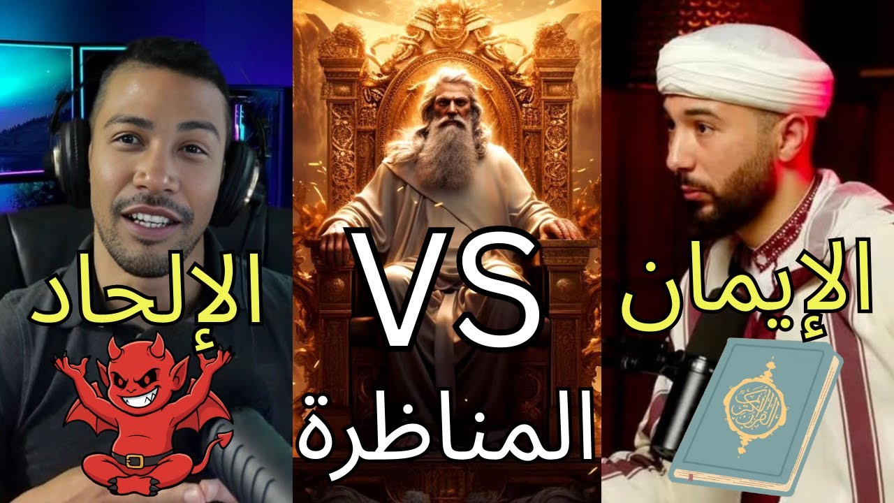 المناظرة الكبرى بين الملحدين طالوت وهشام نوستيك والمسلمين تاشفين الأصغر و أنس بن محمد