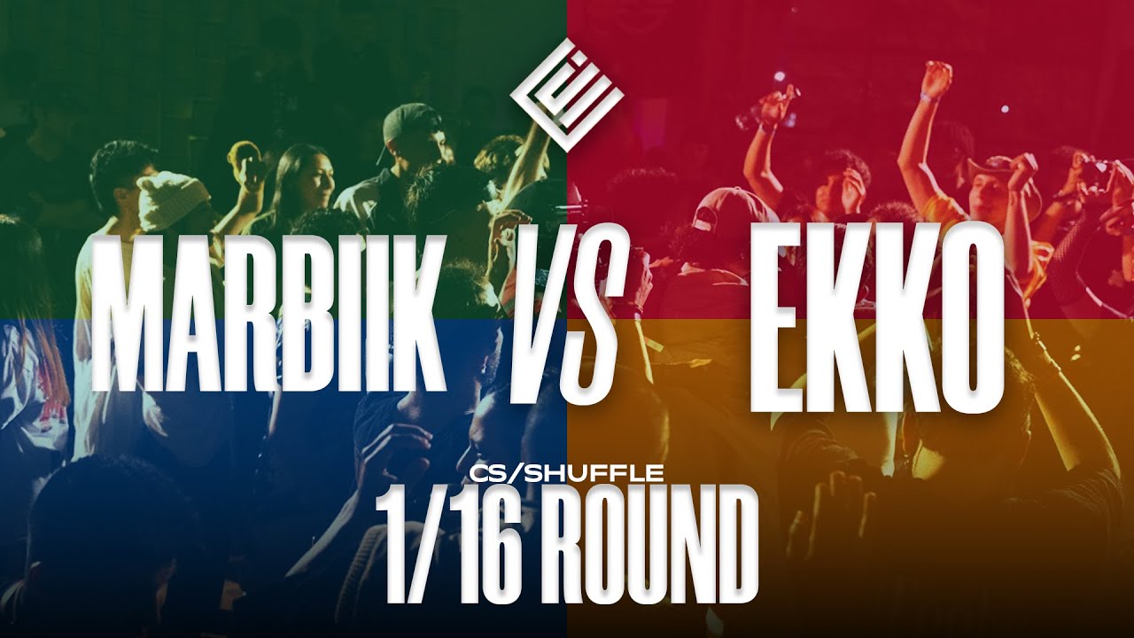 Marbiik VS Ekko | 1/16 Round | CSC UNITED 2025 | Cutting Shapes / Shuffle Dance Tournament