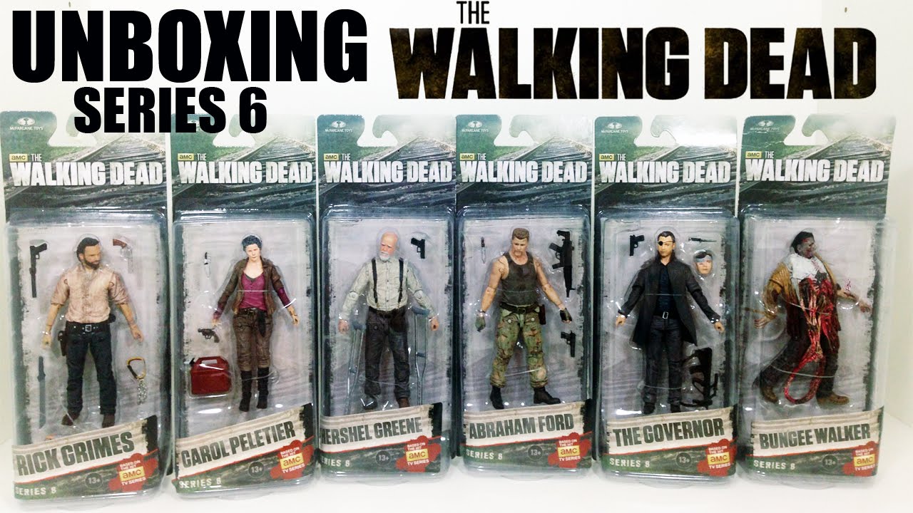Unboxing / Review Série 6 The Walking Dead McFarlane Toys