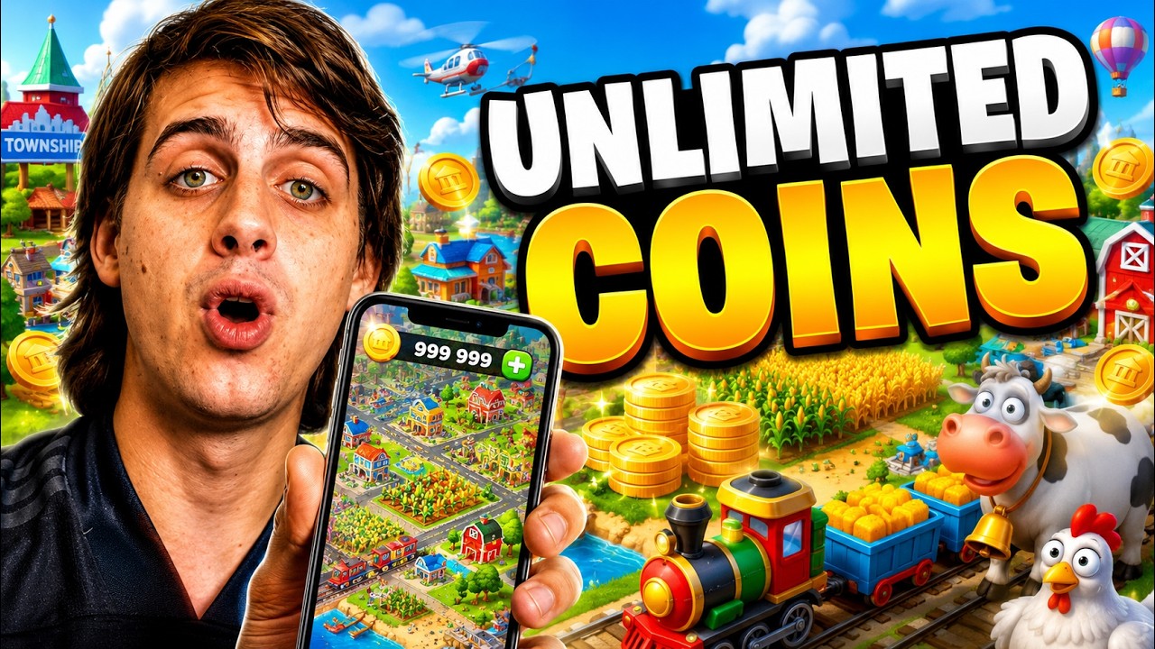 Township Free Coins - Township Unlimited Coins (iOS, Android) Tutorial