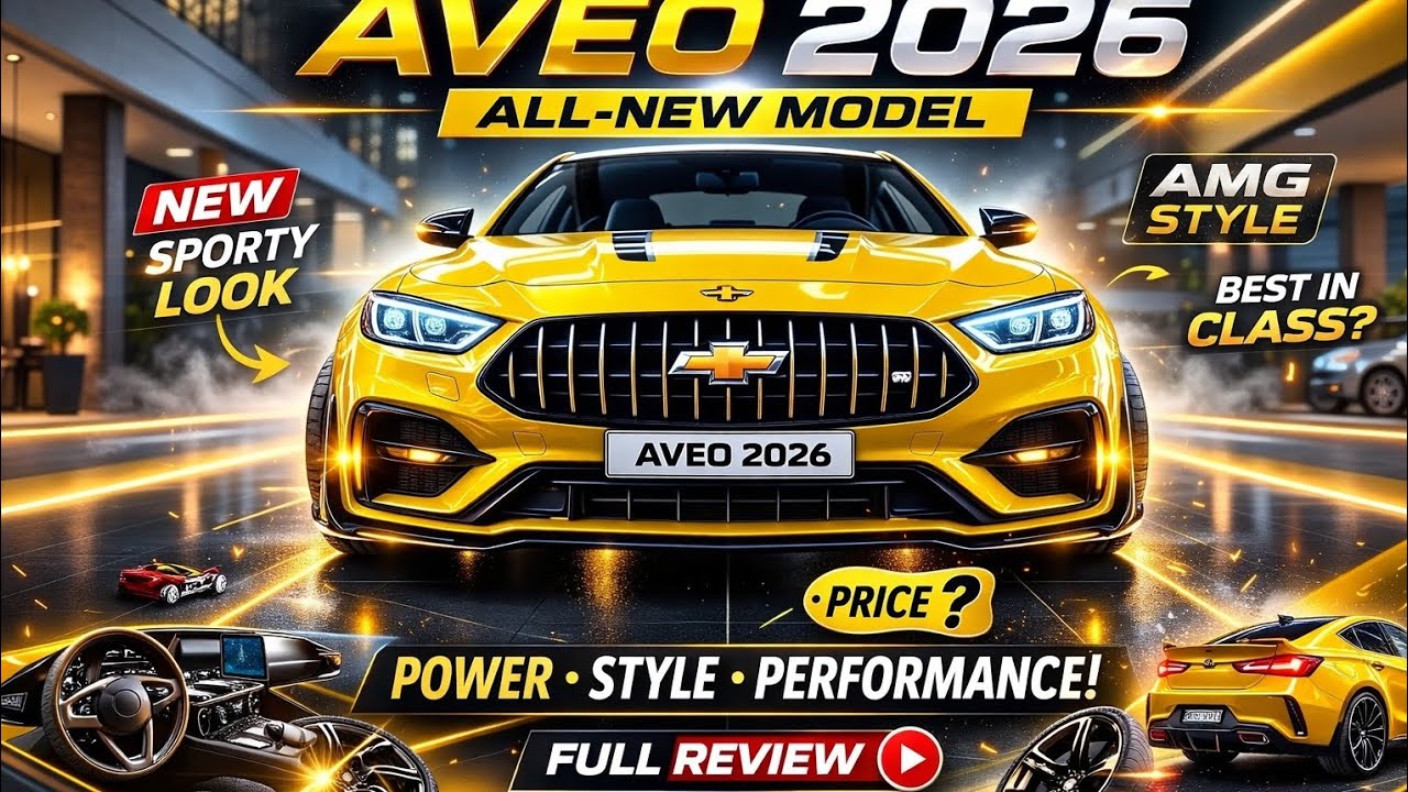 2026 Chevrolet Aveo – The Yellow Beast Redefining Style & Performance