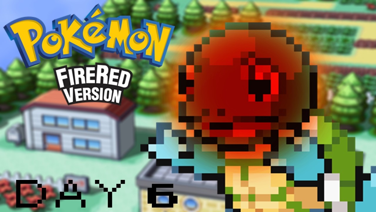 DAY 6 TRYING TO GET A SHINY SQUIRTLE POKEMON FIRE RED