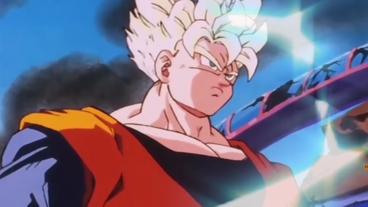 GOHAN DEL FUTURO SI TRASFORMA IN SUPER SAYAN 2