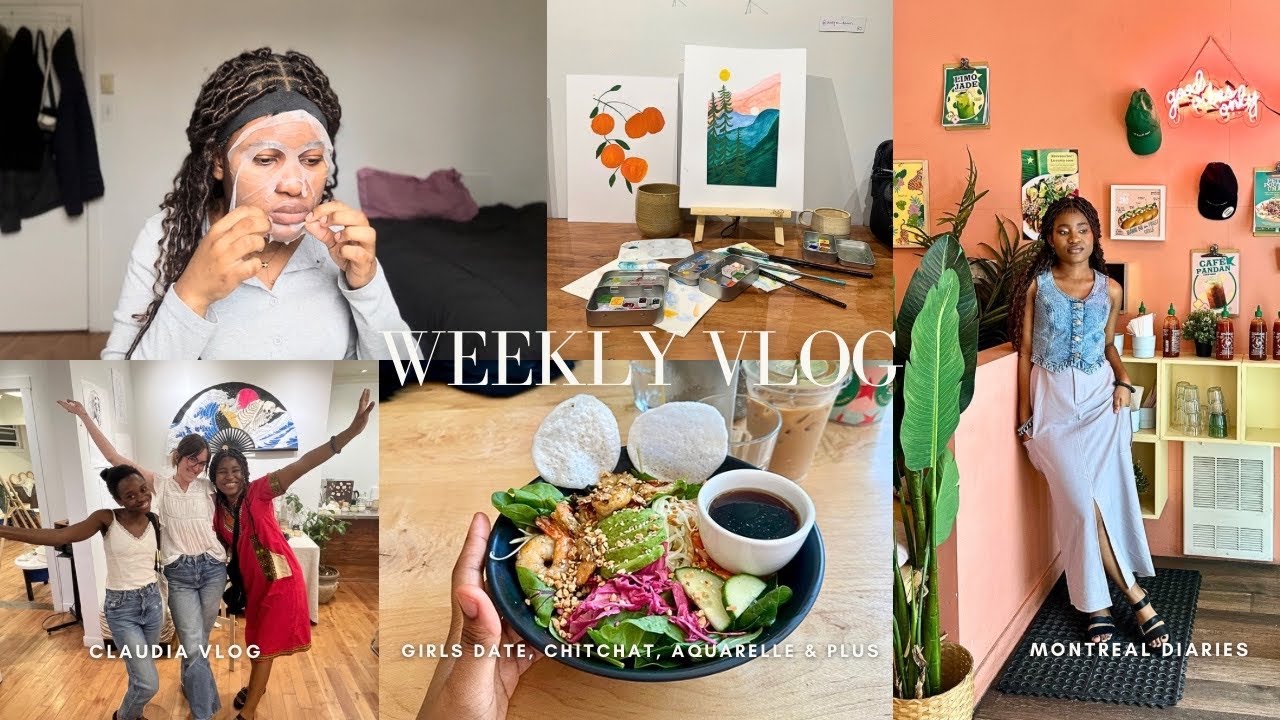 Full routine, atelier de peinture, beaucoup d'updates, girls date & plus | CANADA VLOG