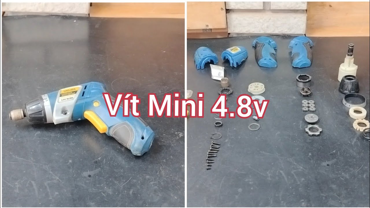 Nâng Cấp Pin Vít Mini Nội Địa Nhật - Upgrade Battery for Mini Screwdriver 4.8v