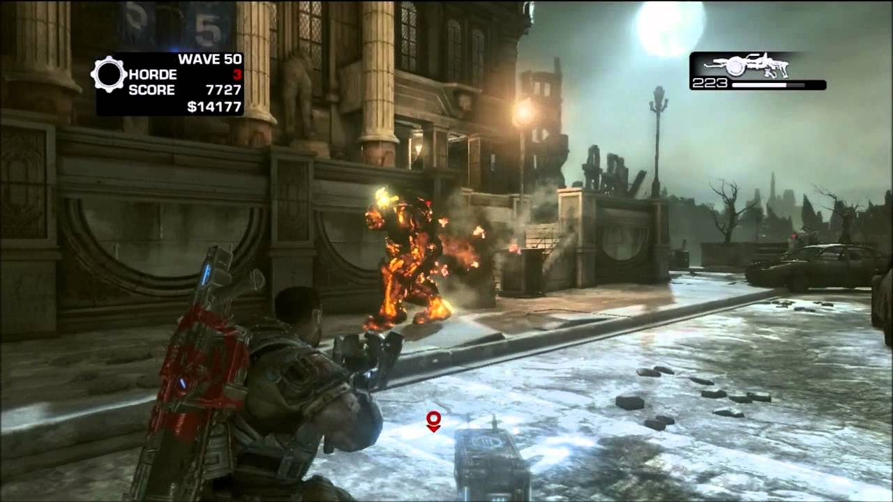 Gears of War 3 - Horde (INSANE) on GRIDLOCK (1335035)