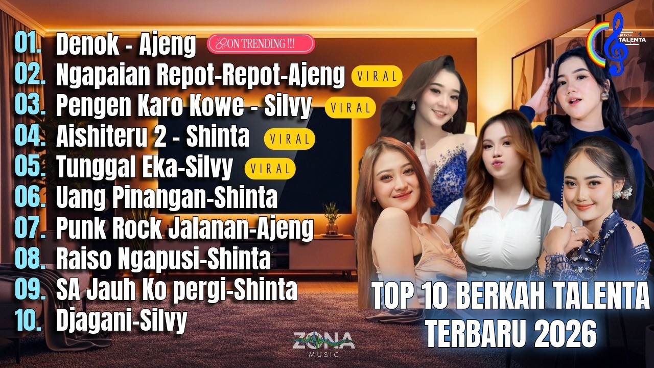 TOP 10 LAGU BERKAH TALENTA TERBARU 2026 . COCOK BUAT SANTAI !