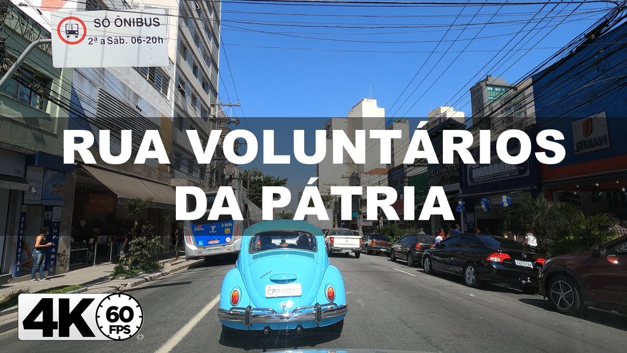 [4K60fps] Driving Rua Voluntários da Pátria Sao Paulo Brazil -MT4K-