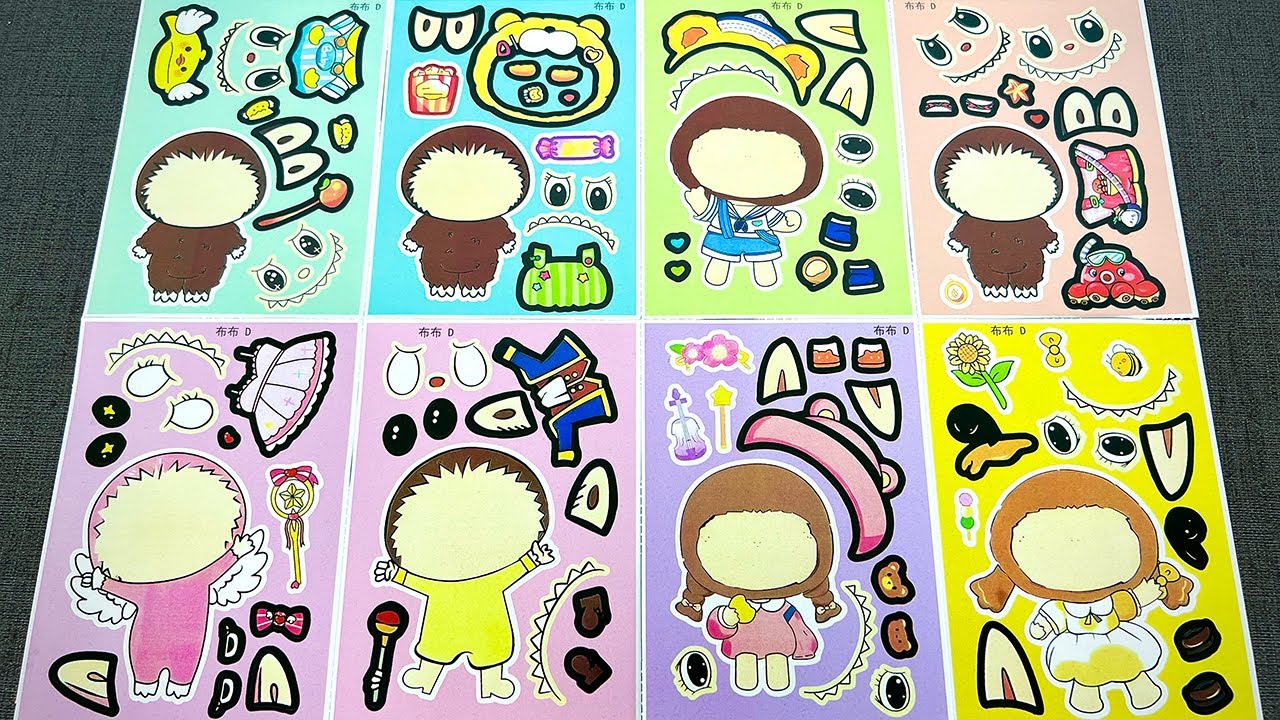 [🌸paper diy🌸] LABUBU Sticker Book ✨ So Cute! | Princess, Angel & Baby Labubu 💖
