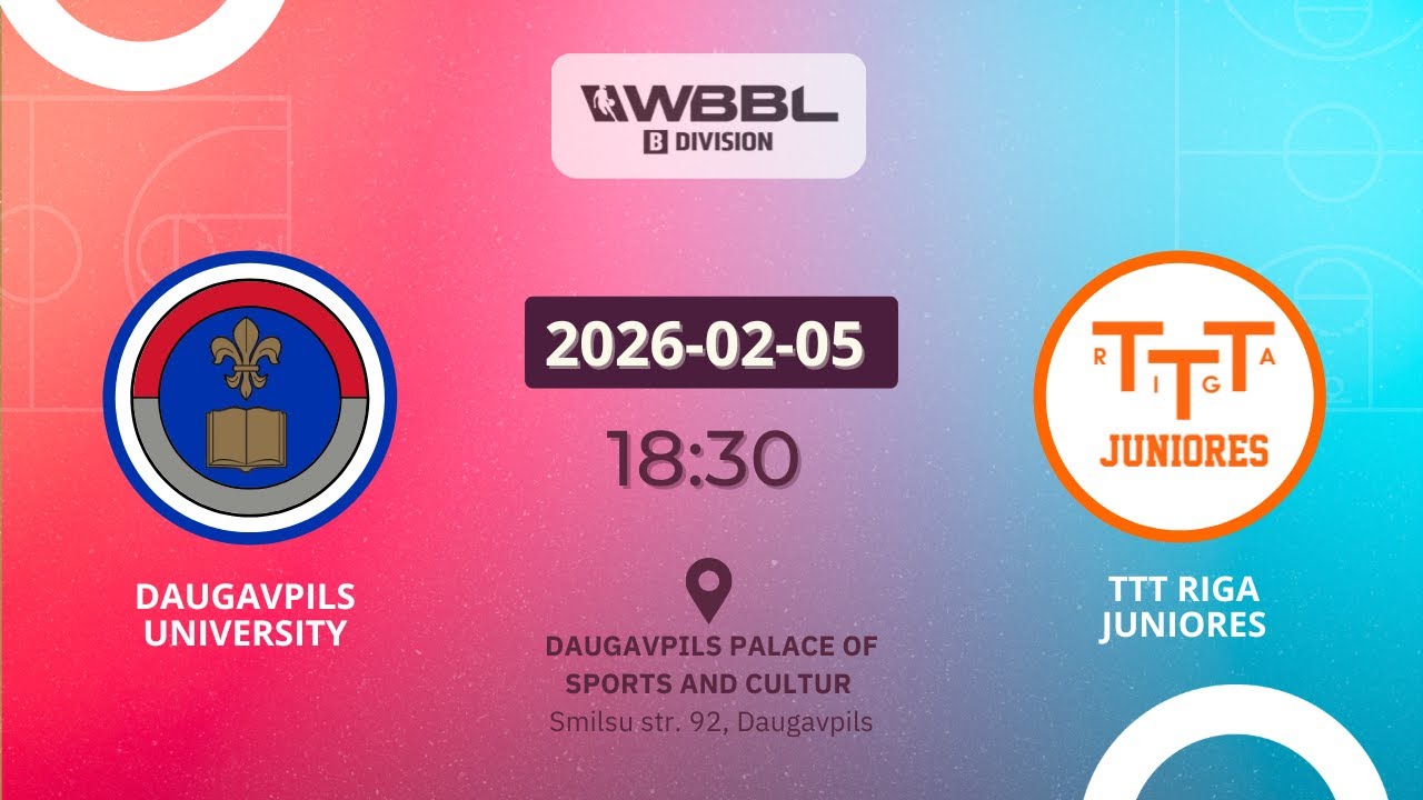 WBBL Division B: Daugavpils University v TTT Riga Juniores