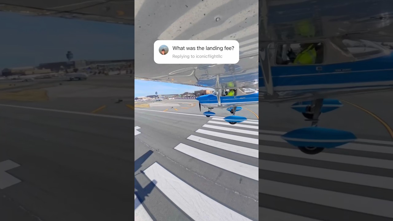 How much does it cost to land a Cessna 150 at LaGuardia? 💸 #atc #airplane #aviation ￼