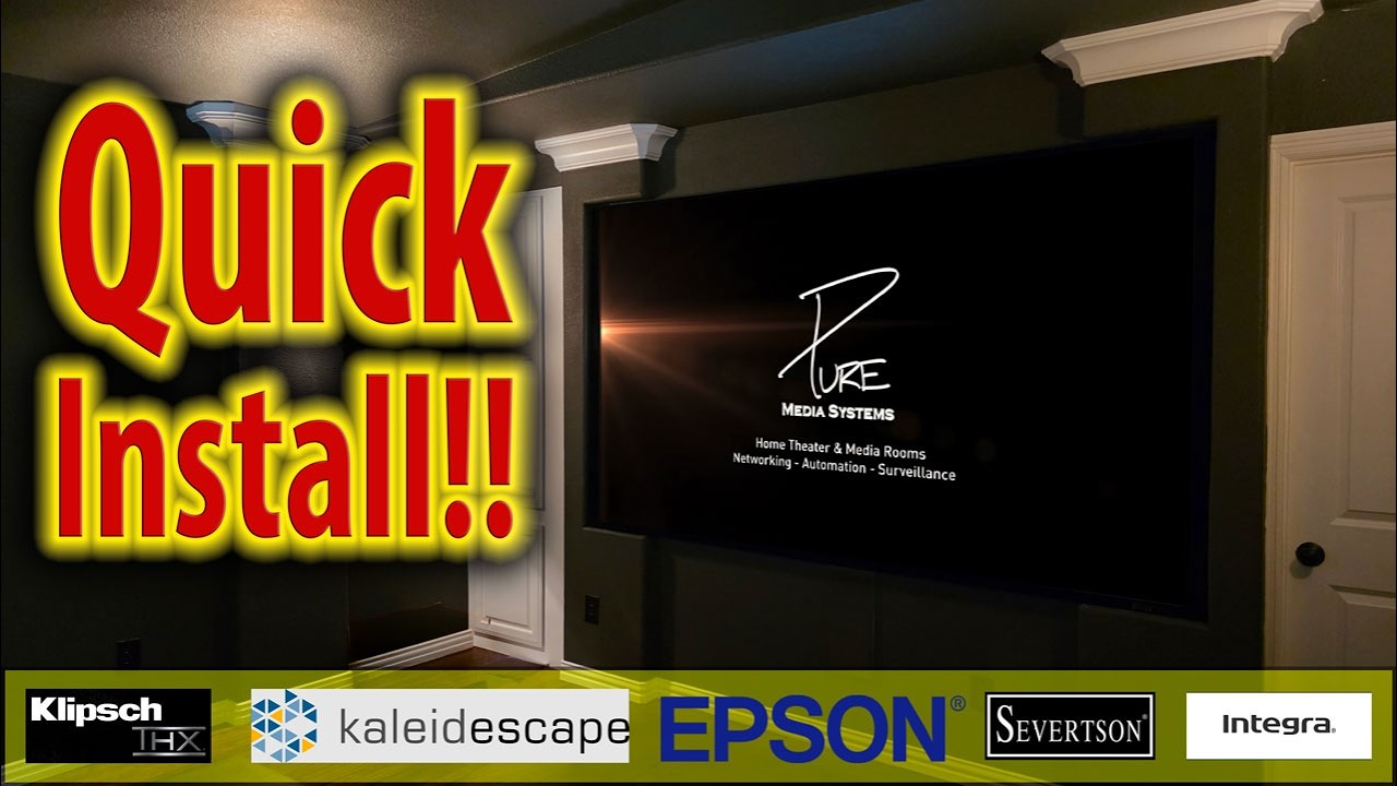 Домашняя кинотеатральная система THX! Klipsch + Kaleidescape + Epson LS9000 (с демонстрацией Dolb...