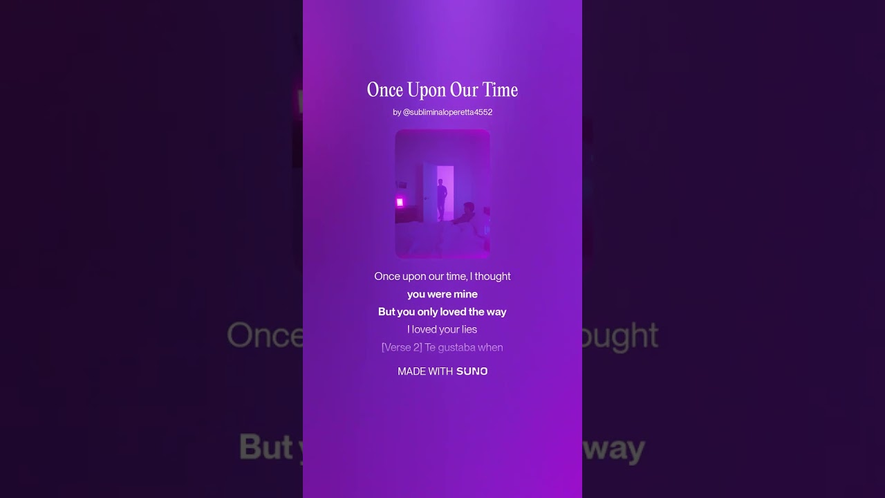 Once Upon Our Time
