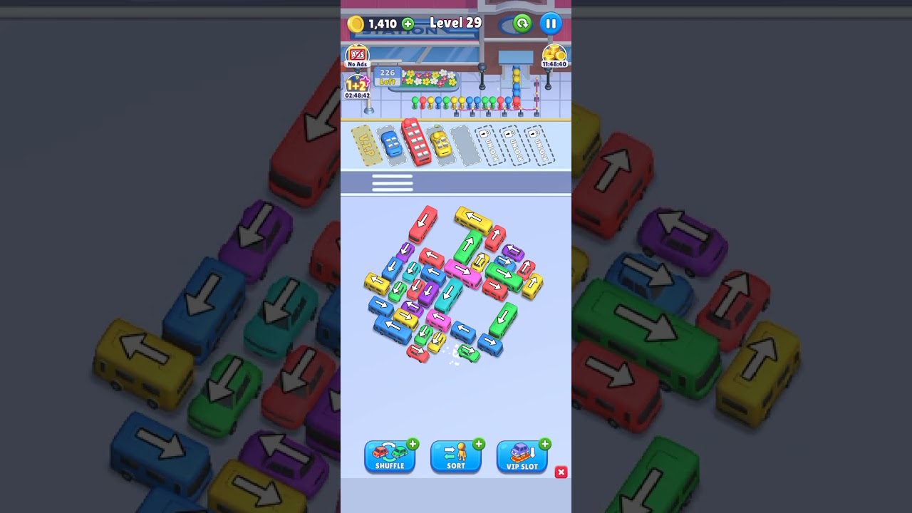 Bus Craze Game level 28 to 29