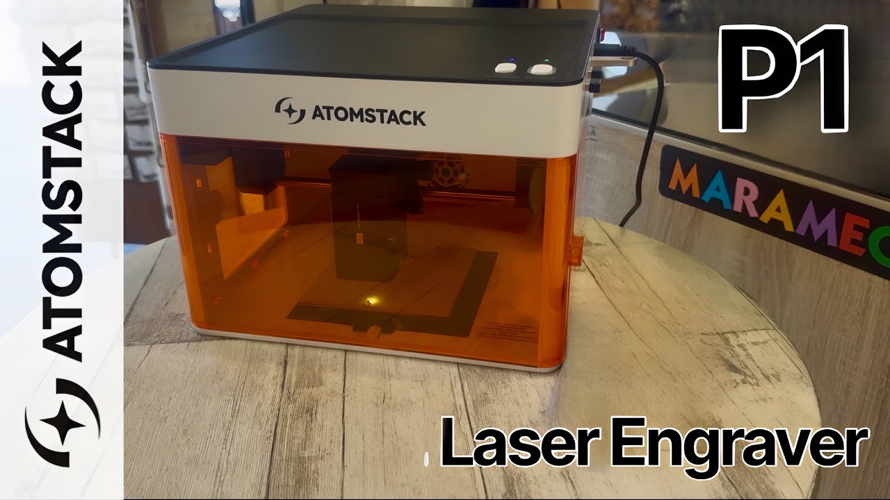 AtomStack P1 | Best Entry-Level Class 1 Laser Engraver for Makers & Small Business