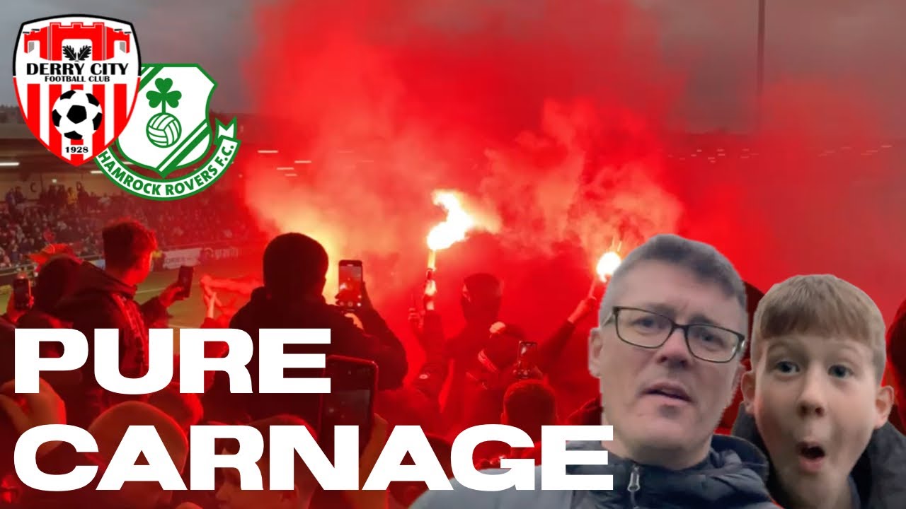 MAYHEM AT THE BRANDYWELL | ДЕРРИ СИТИ — ШЭМРОК РОВЕРС | ПИРОГРАФ | ГОЛЫ | КРАСНАЯ КАРТОЧКА | LOI ...