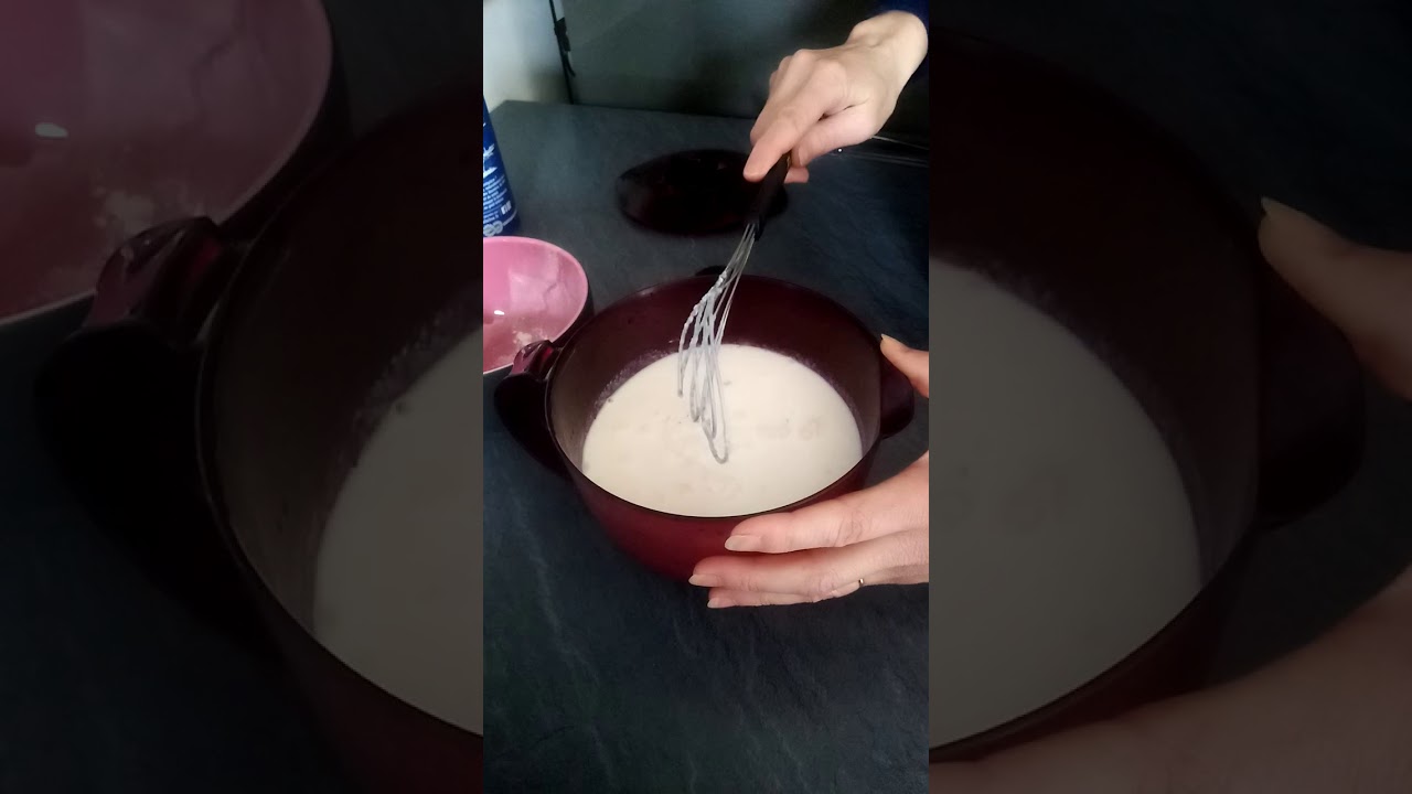 Béchamel express au micro-ondes !!