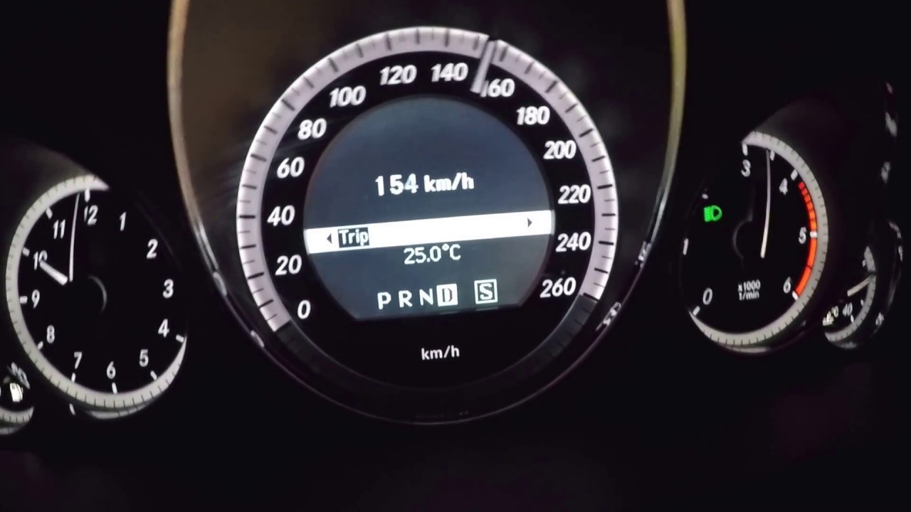 0-180 KM/H 2011 MERCEDES BENZ E 350 CDI COUPE 7G-TRONIC 170 KW (231 PS)