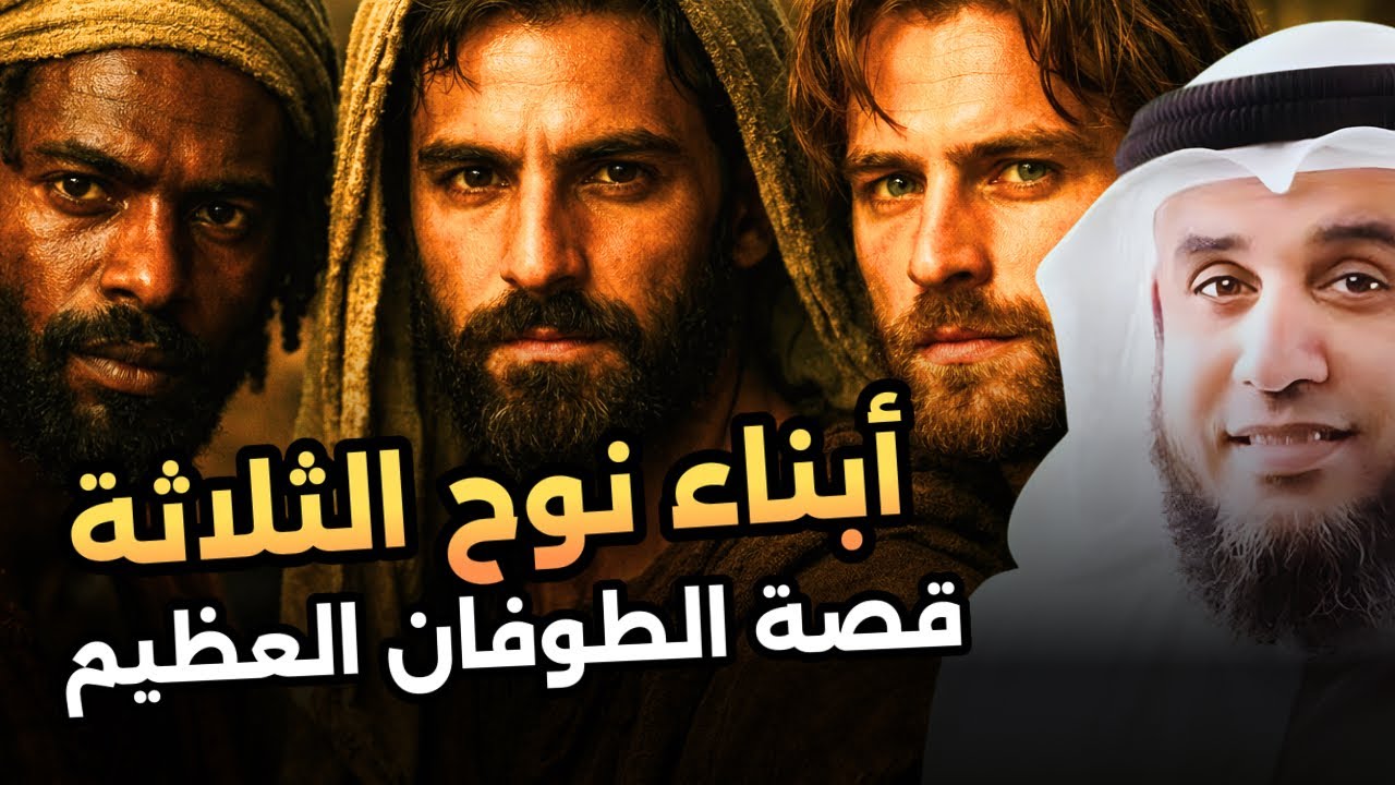 قصة أبناء نوح بعد الطوفان… أصل الشعوب الثلاثة | سام وحام ويافث | نواف السالم