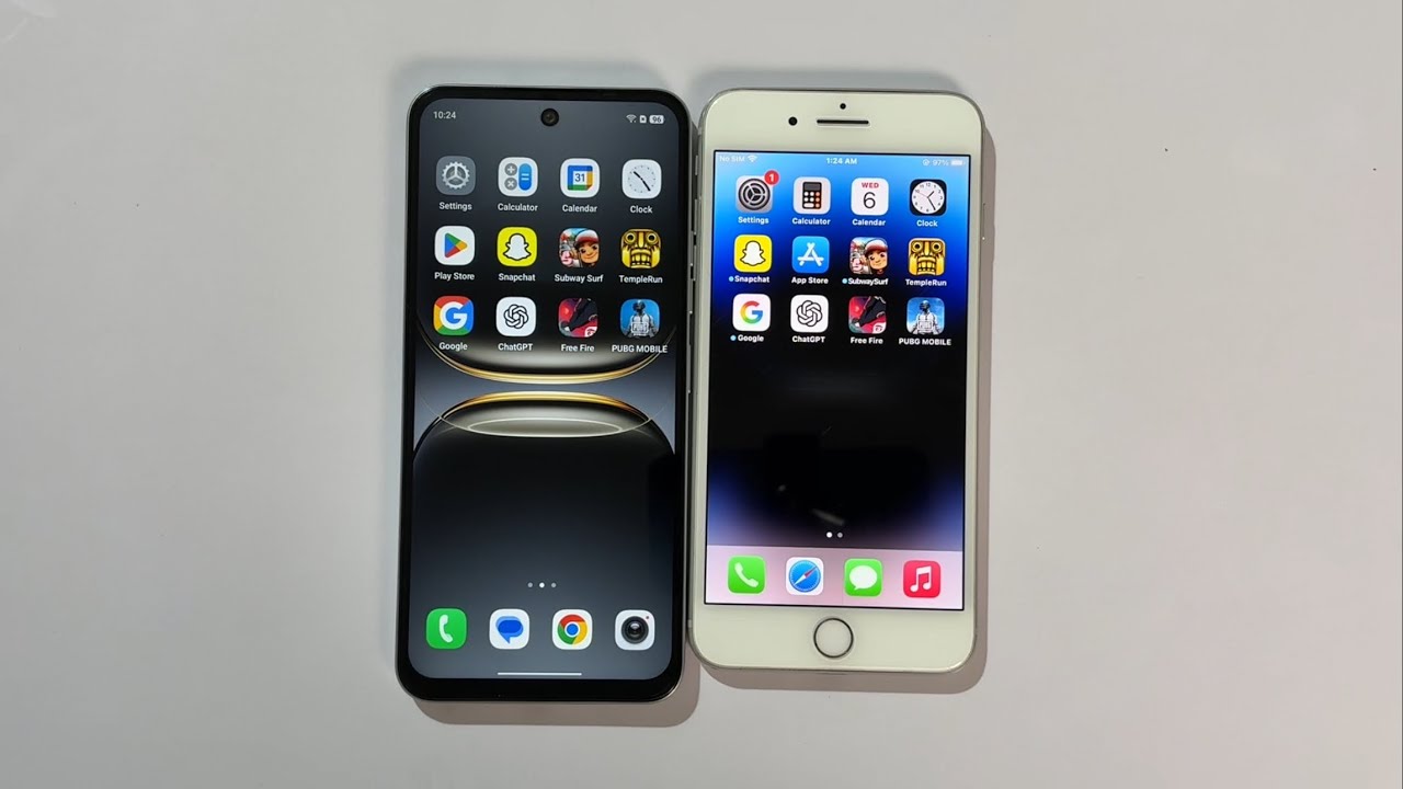 Tecno SPARK GO 2 vs iPhone 8 Plus - Insane Speed Test⚡️