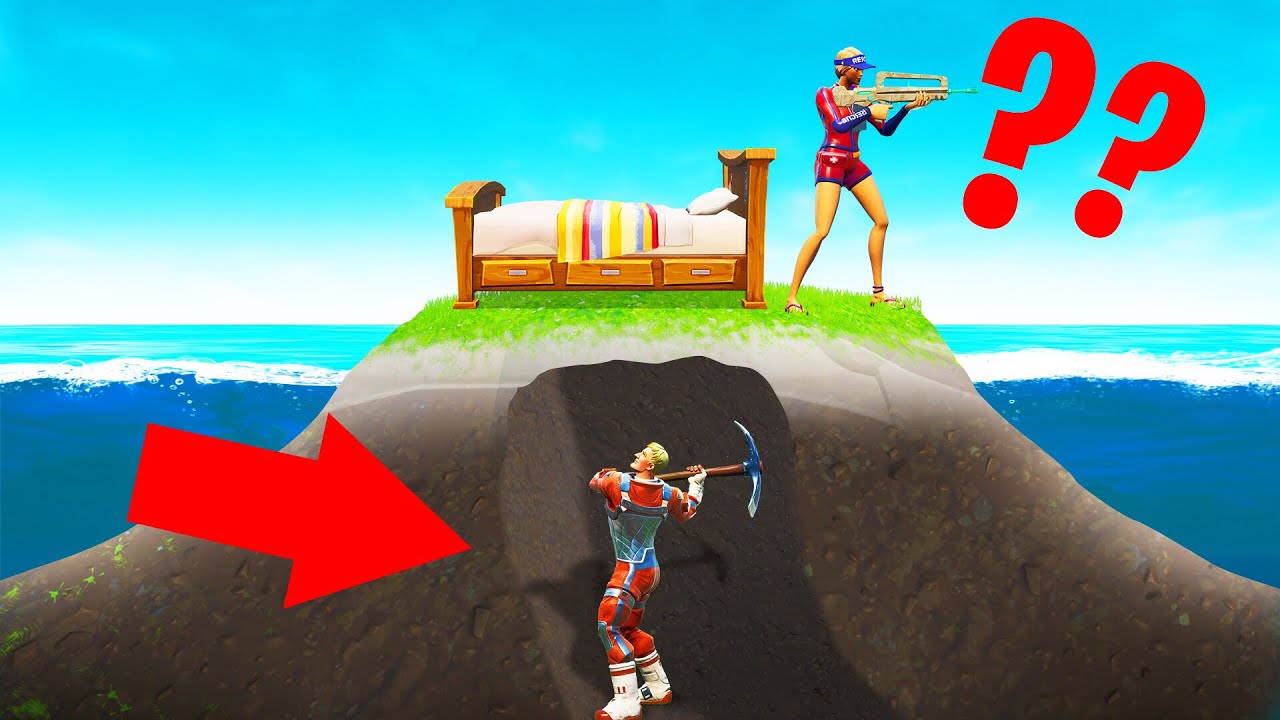 Playing BED WARS In FORTNITE! (Minigame)