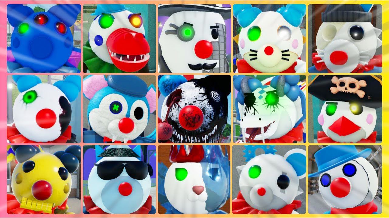 CLOWNY RAID ALL ROLE PLAY MODE JUMPSCARES!!!