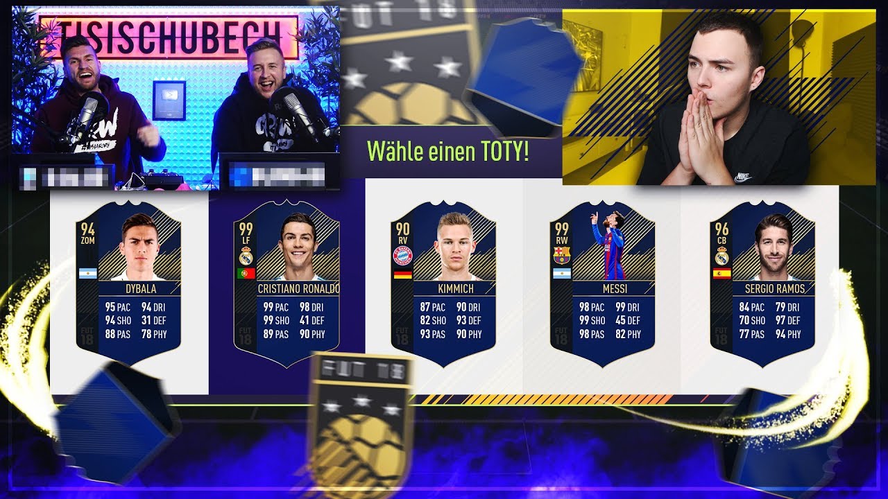 FIFA 18: Team Of The Year FUT DRAFT BATTLE vs Nohandgaming 🔥💥