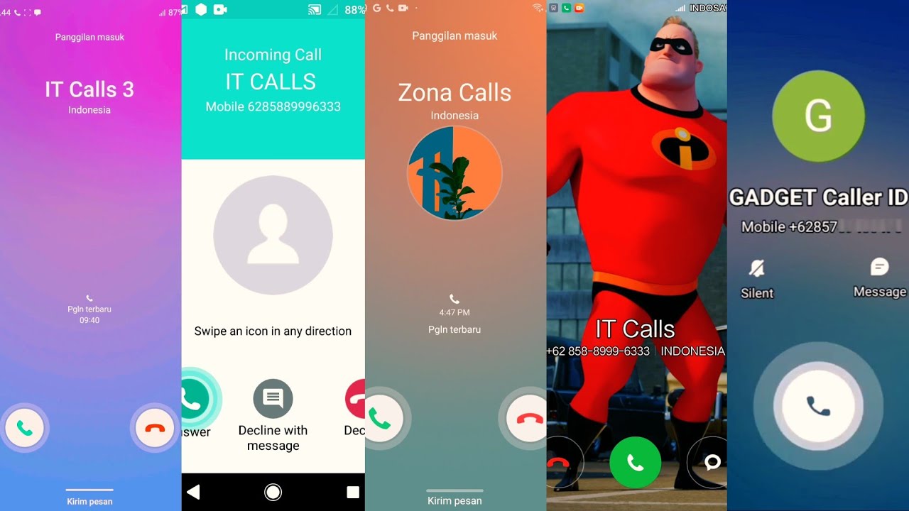 SAMSUNG A24 VS SAMSUNG S10 VS LG G8 VS REDMI N3 VS MEIZU incoming calls